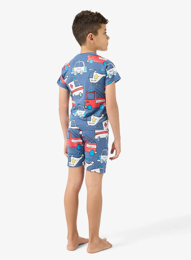 بنياتا بيجامة بأكمام قصيرة